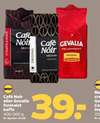 Netto Original kaffe formalet tilbud