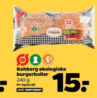 Netto Kohberg fuldkorn burgerboller tilbud