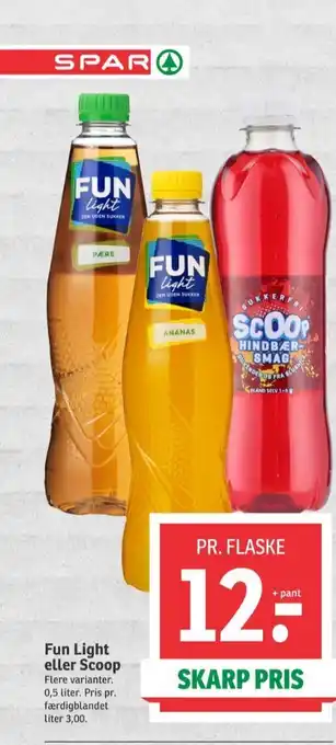 SPAR Fun konc. læskedrik tilbud