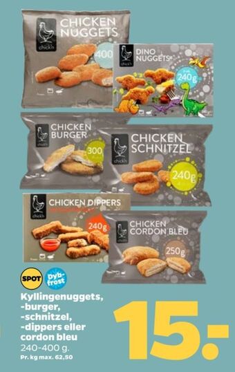 Netto Chickn kyllingeschnitzler tilbud