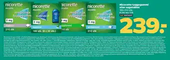 Netto Nicorette sugetabletter tilbud
