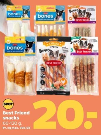 Netto Best friend hundesnacks tilbud
