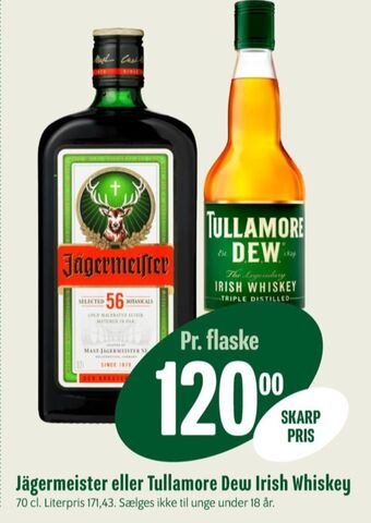 Min Købmand Jägermeister bitter tilbud