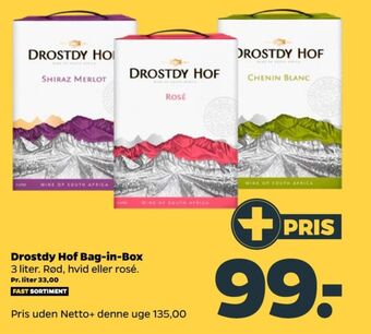 Netto Ukendt sydafrikansk hvidvin tilbud