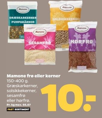 Netto Mamone sesamfrø tilbud