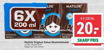 SPAR Matilde kakaomælk tilbud