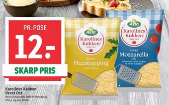 SPAR Karolines revet ost mozzarella tilbud