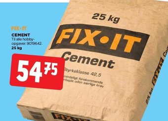 FIX IT CEMENT