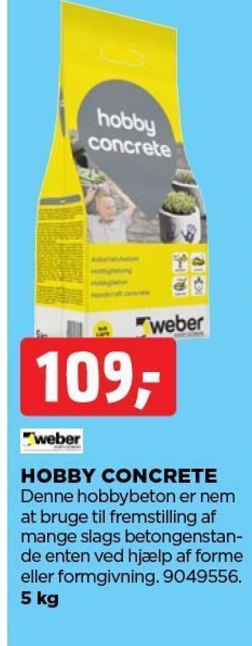 weber HOBBY CONCRETE tilbud hos jem & fix