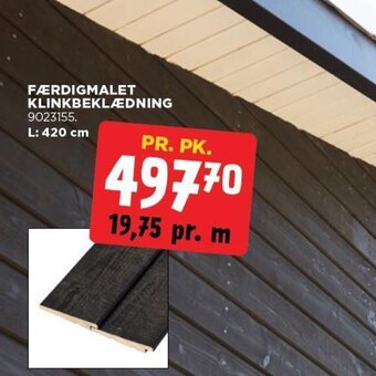 jem & fix FÆRDIGMALET KLINKBEKLÆDNING tilbud
