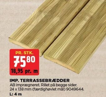 jem & fix IMP. TERRASSEBRÆDDER tilbud