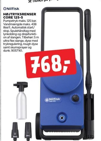 jem & fix HØJTRYKSRENSER CORE 125-5 tilbud