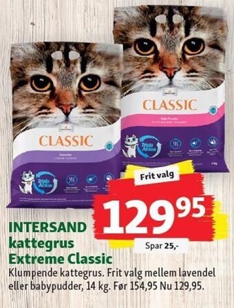 Maxi Zoo Intersand kattegrus extreme classic tilbud