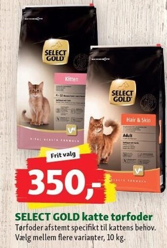 Maxi Zoo Select gold katte tørfoder tilbud