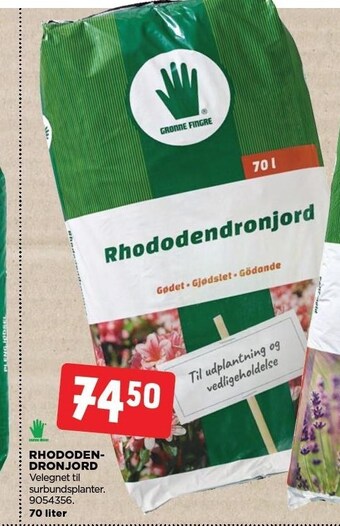 jem & fix Grønne fingre rhododendronjord tilbud