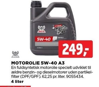 jem & fix Motorolie 5w-40 a3 tilbud