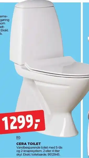 jem & fix Ifö cera toilet tilbud