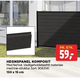 jem & fix HEGNSPANEL KOMPOSIT tilbud