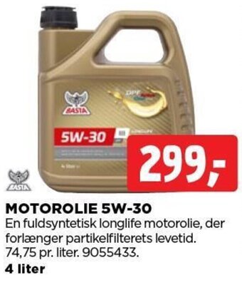 jem & fix MOTOROLIE 5W-30 tilbud