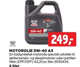 jem & fix MOTOROLIE 5W-40 A3 tilbud