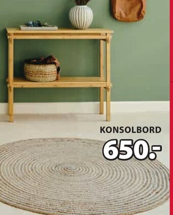JYSK FELSTED KONSOLBORD tilbud