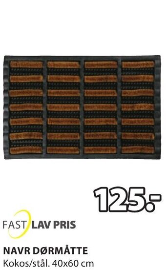 JYSK NAVR DØRMÅTTE tilbud