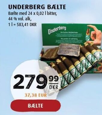 Scandinavian Park UNDERBERG BÆLTE tilbud