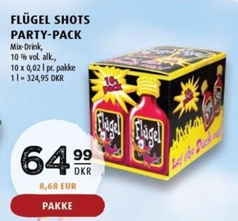 Scandinavian Park FLÜGEL SHOTS PARTY-PACK tilbud