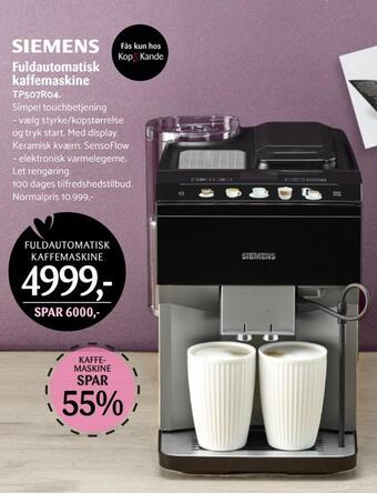 Fuldautomatisk kaffemaskine