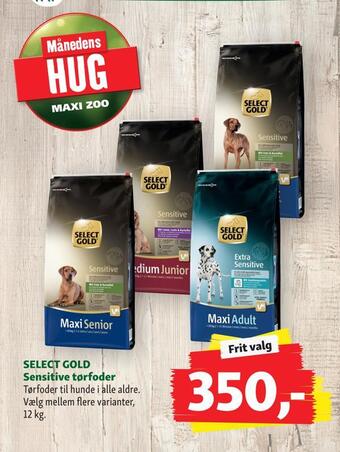 Maxi Zoo Select gold sensitive tørfoder tilbud