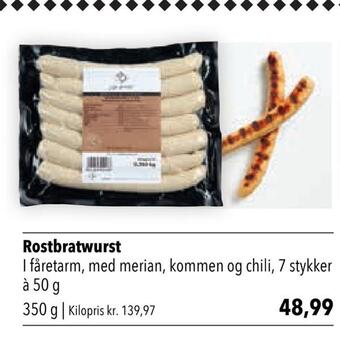 Citti Rostbratwurst tilbud