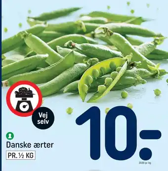 REMA 1000 Danske ærter tilbud