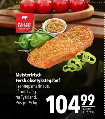 Citti Meisterfrisch fersk oksetykstegsbøf tilbud