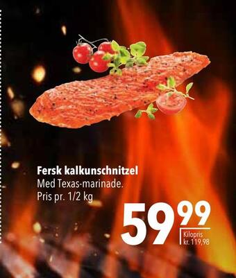 Fersk kalkunschnitzel