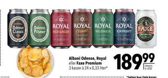 Citti Albani odense, royal eller faxe premium tilbud