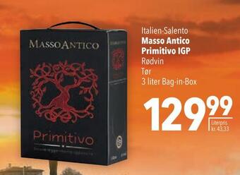 Citti Masso antico primitivo igp tilbud