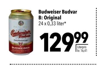 Budweiser budvar b: original