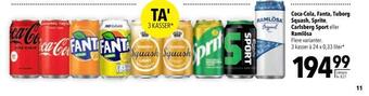 Citti Coca-cola, fanta, tuborg squash, sprite, carlsberg sport eller ramlösa tilbud