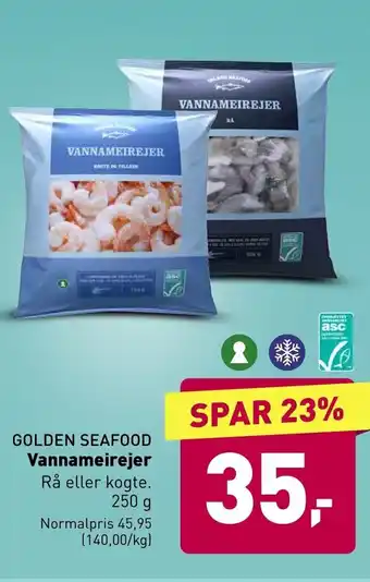 ALDI GOLDEN SEAFOOD Vannameirejer tilbud