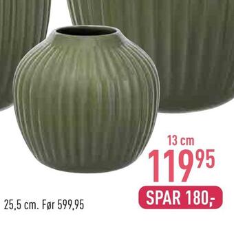 Imerco Hammershøi vase tilbud