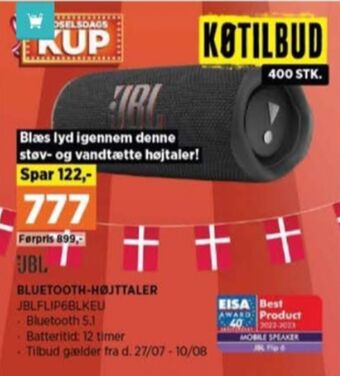 Power Jbl højttaler tilbud