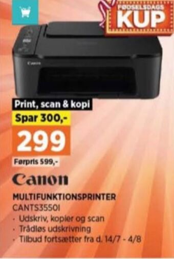 Power Canon printer all-in-one tilbud