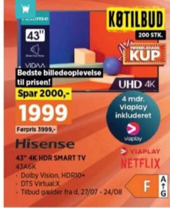 Power Hisense tv tilbud