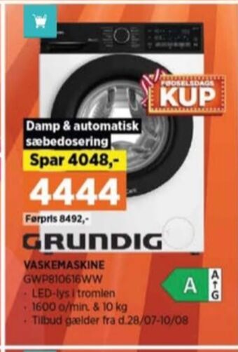 Power Grundig vaskemaskine tilbud