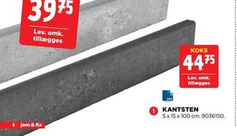jem & fix Kantsten tilbud