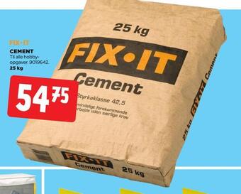 jem & fix Cement tilbud