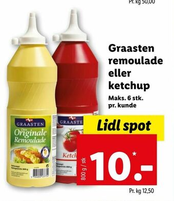 Let-Køb Graasten remoulade eller ketchup tilbud