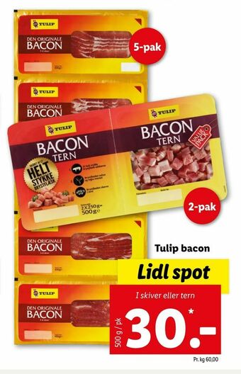 Let-Køb Tulip bacon tilbud