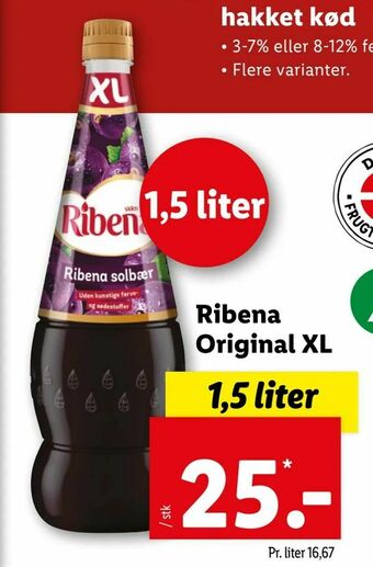 Let-Køb Ribena Original XL tilbud