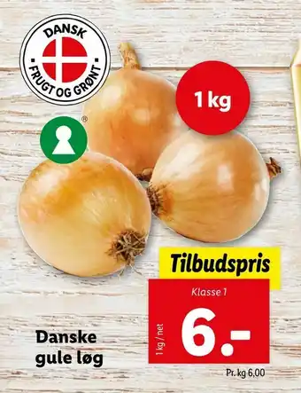 Danske gule løg